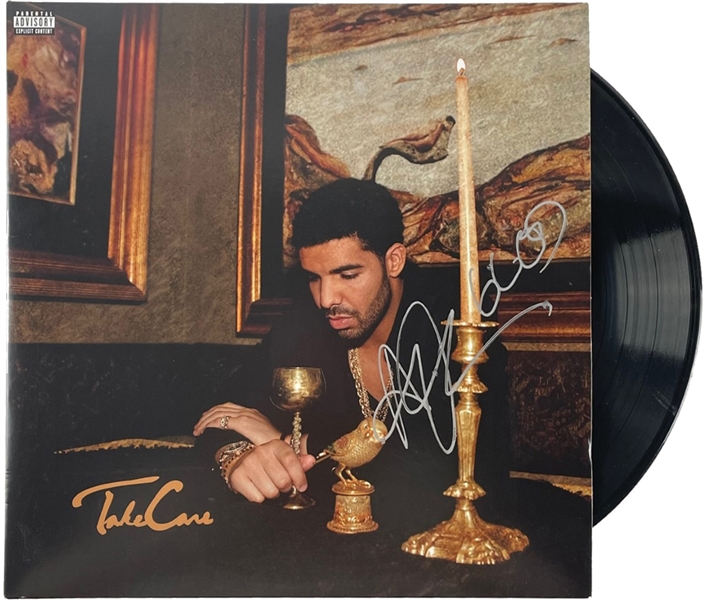 Drake Signed "Take Care" Record Album (JSA LOA)