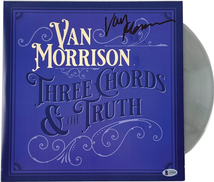 Van Morrison Signed "Three Chords & The Truth" Record Album (Beckett/BAS)
