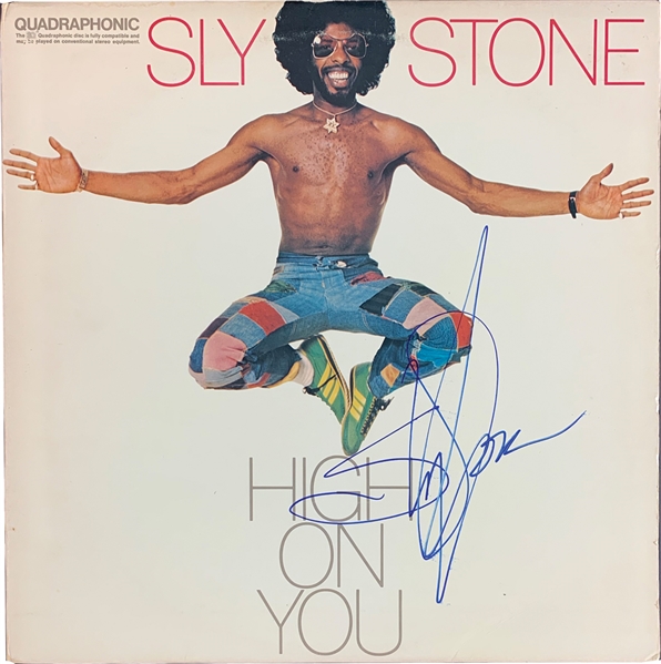 Sly Stone Signed "High on You" Record Album (Epperson/REAL LOA)