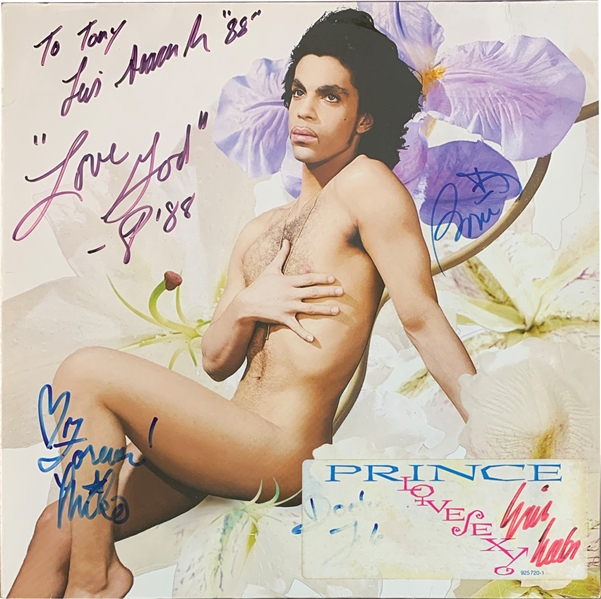 Prince & The Revolution Group Signed "Lovesexy" Record Album (Epperson/REAL LOA)