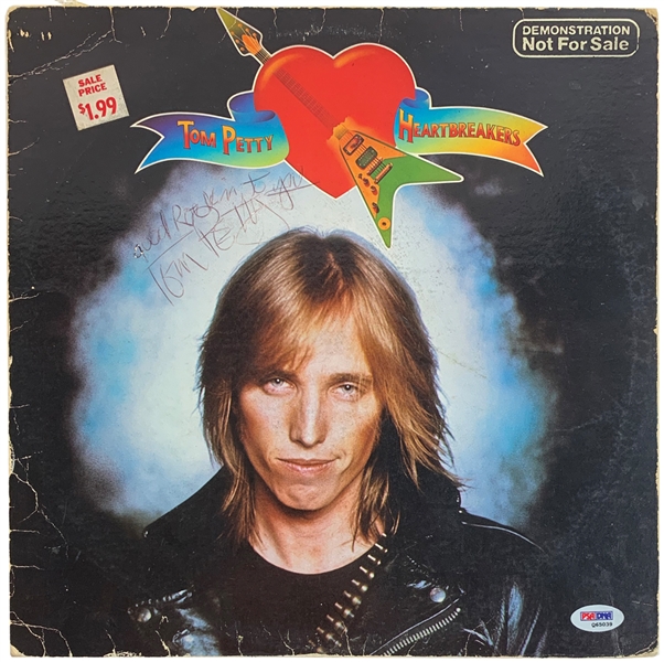 Tom Petty Signed Record Album with "Good Rockin To You" Inscription (PSA/DNA)