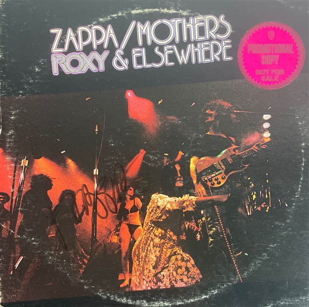 Frank Zappa Signed "Roxy & Elsewhere" Album Cover (BAS)