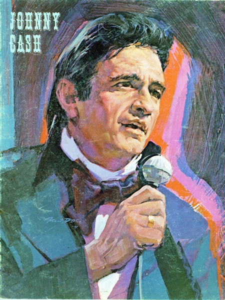 Johnny Cash Program w/ Signatures from Johnny and June Carter Cash, Statler Brothers, and Carter family (Epperson/REAL LOA)