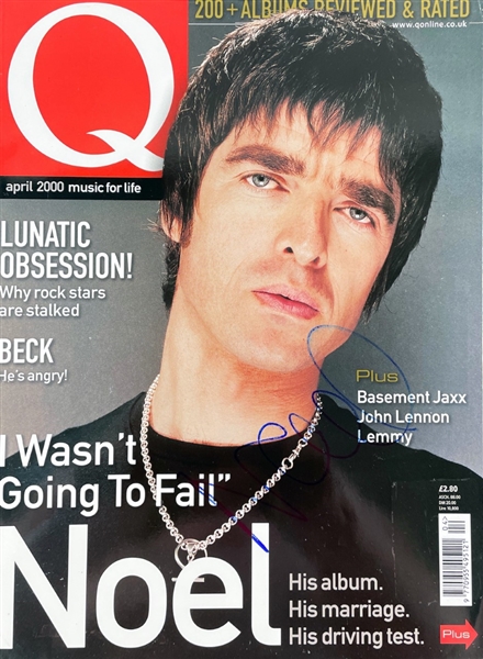 Noel Gallagher Signed "Q" Magazine (Beckett/BAS Guaranteed)