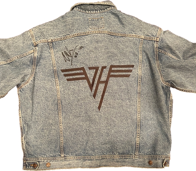 Eddie Van Halen Signed Denim Jacket (PSA/DNA Sticker & Beckett/BAS Guaranteed)