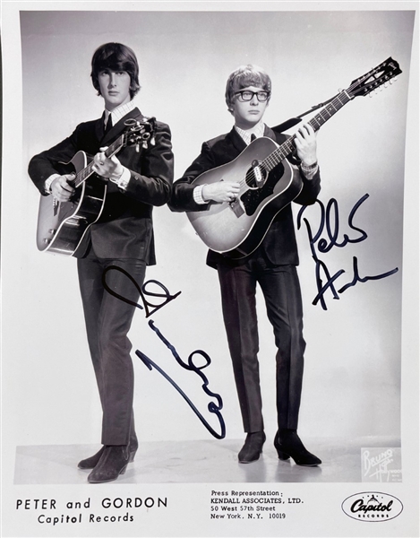 British Pop Duo "Peter and Gordon" Signed Photograph (Beckett/BAS Guaranteed)
