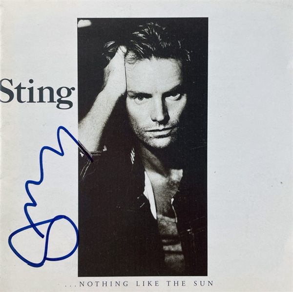 Sting Signed "Nothing Like the Sun" CD (Beckett/BAS Guaranteed)