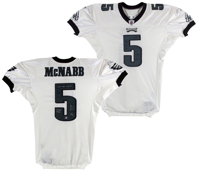Donovan McNabb Game Worn & Signed Eagles Jersey from 2009 NFC Championship Game (Beckett/BAS)