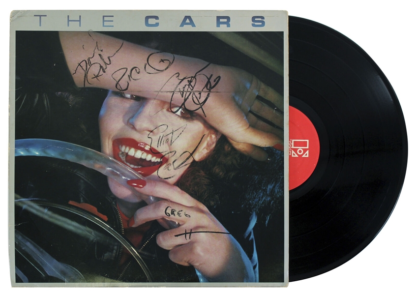 The Cars Group Signed Self-Titled Album with All Five Original Members! (Beckett/BAS LOA)