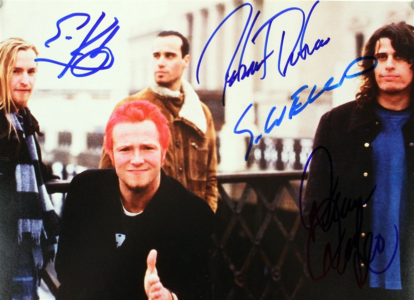 Stone Temple Pilots Group Signed 8" x 10" Color Photo (Beckett/BAS LOA)