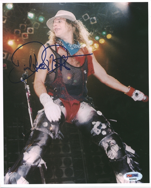 Van Halen: David Lee Roth Signed 8" x 10" Photograph (PSA/DNA)