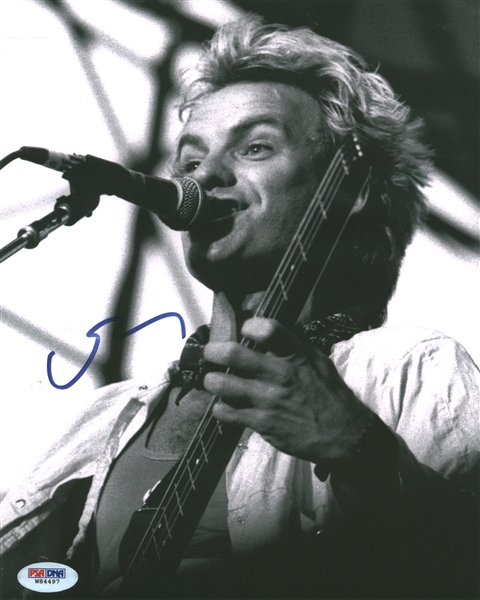 The Police: Sting Signed Photograph (PSA/DNA)