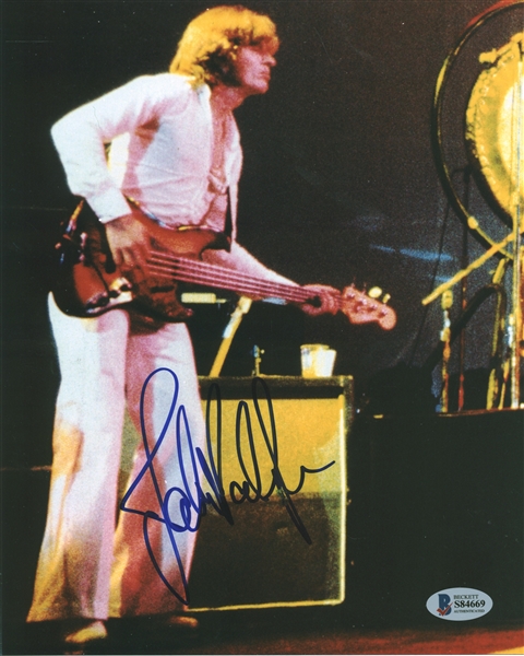 Led Zeppelin: John Paul Jones In-Person Signed 8" x 10" Color Photo (Beckett/BAS COA)