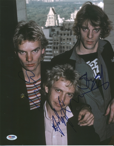 The Police Group Signed 11" x 14" Photograph (PSA/DNA)