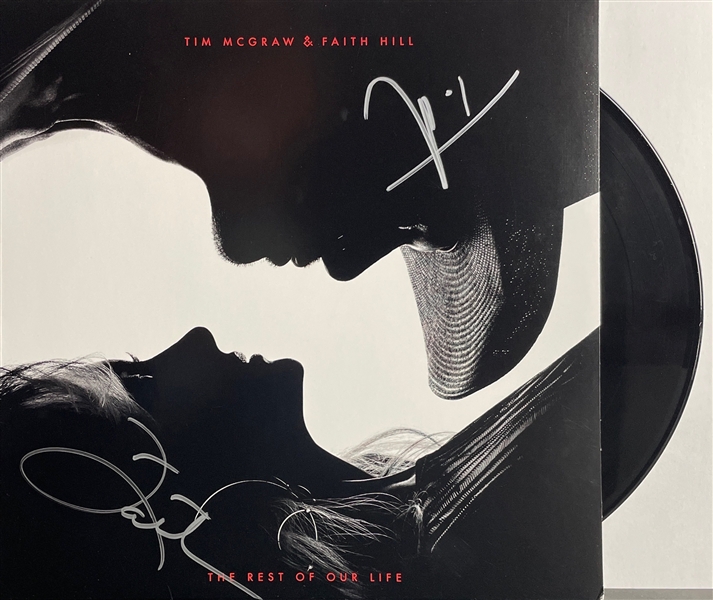 Tim McGraw & Faith Hill Signed "The Rest of Our Life" Album w/ Vinyl (BAS)