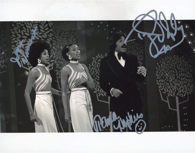 Tony Orlando & Dawn: 10" x 8" Photo signed by Tony Orlando, Joyce Vincent, and Telma Hopkins Signed Photo (Beckett/BAS Guaranteed)