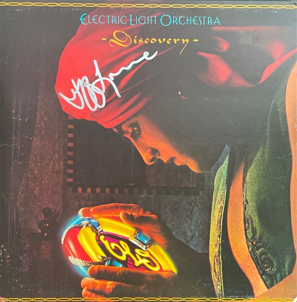 Jeff Lynne E.L.O Signed "Discovery" Album w/ Vinyl (BAS)