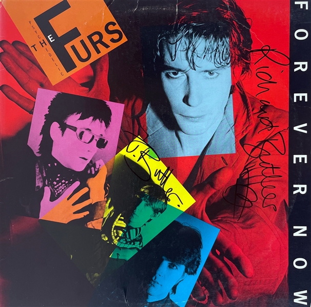 The Furs: Richard Butler and Tim Butler Signed "Forever Now" Album Cover (Beckett/BAS Guaranteed)