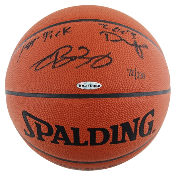 LeBron James Signed Limited Edition NBA Pro Model Basketball with "1st Pick - 2003 Draft" Inscription (UDA COA)