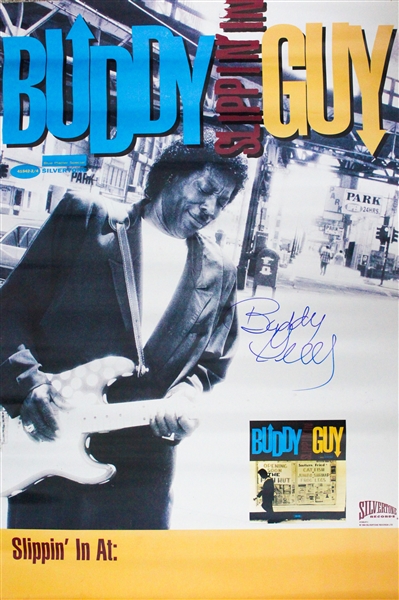 Buddy Guy Signed 24" x 36" Tour Poster (BAS Guaranteed)