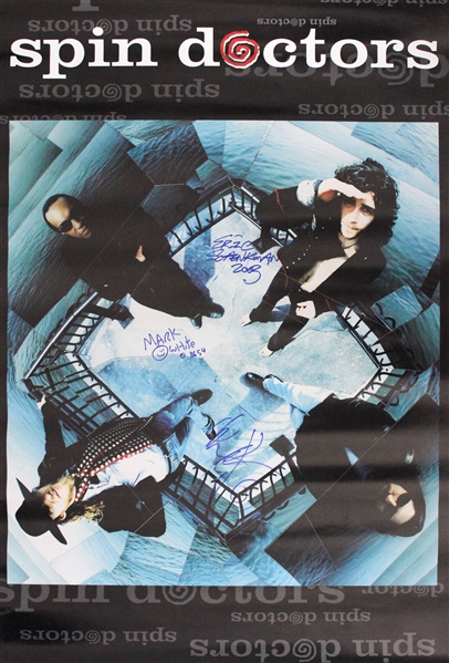 Group Signed 24" x 36" Spin Doctors Poster (BAS Guaranteed)