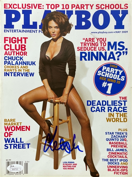 Lisa Rinna Signed May 2009 Playboy Magazine (JSA) 