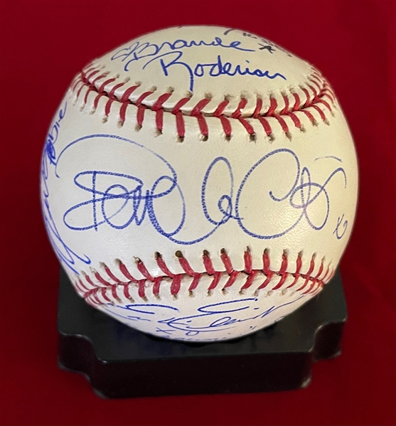 BAYWATCH In-Person Signed Cast OML Baseball With 14 Signatures! (Beckett/BAS Guaranteed)