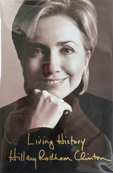 Hillary Clinton Signed "Living History" (Beckett/BAS Guaranteed)