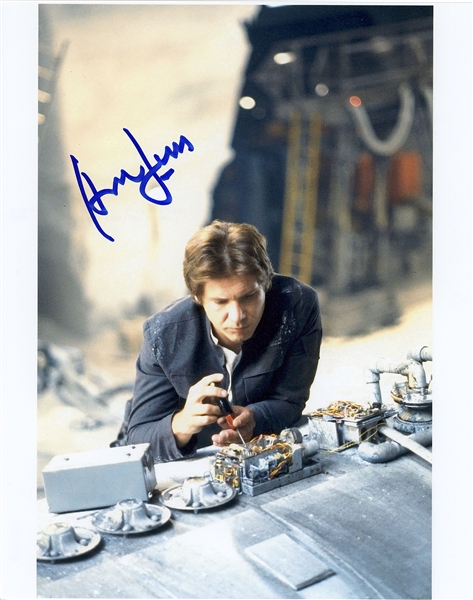 Star Wars: Harrison Ford 8” x 10” Signed Photo From "The Empire Strikes Back” (Beckett/BAS Guaranteed) 