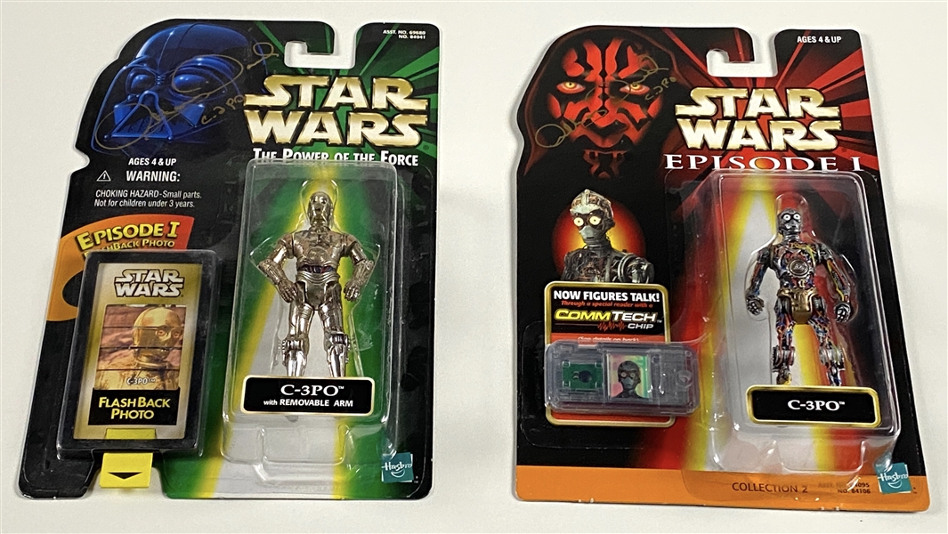 Star Wars: Dave Prowse “Darth Vader” & Jeremy Bulloch “Boba Fett” Lot (3) Signed Toys (Beckett/BAS Guaranteed)