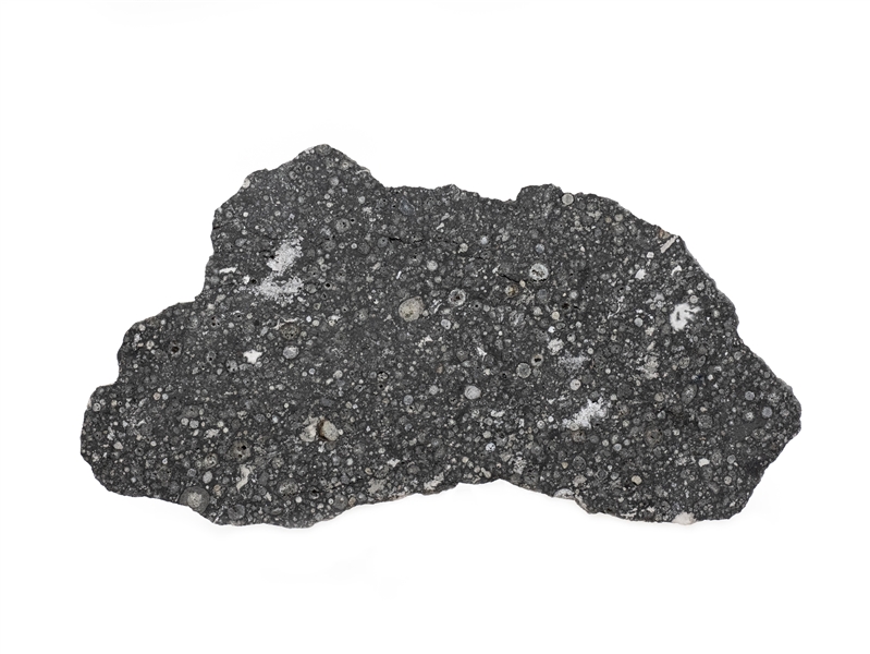 Allende Meteorite Slice (Aerolite Meteorites COA) (Geoff Notkin of TV’s “Meteorite Men”)
