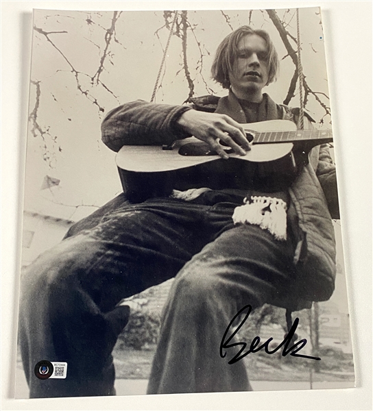 Beck In-Person Signed 11” x 14” Photo (John Brennan Collection) (Beckett/BAS Authentication)