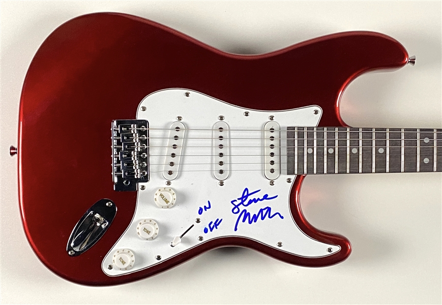 Steve Miller In-Person Signed Stratocaster-Style Guitar (John Brennan Collection) (Beckett/BAS Guaranteed) 