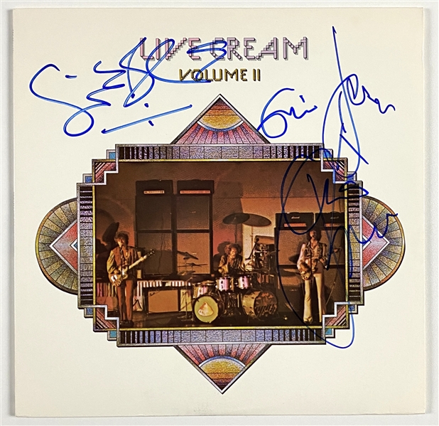 Cream In-Person Group Signed “Live Cream Volume II” Record Album (3 Sigs) (John Brennan Collection) (Beckett/BAS Authentication) 