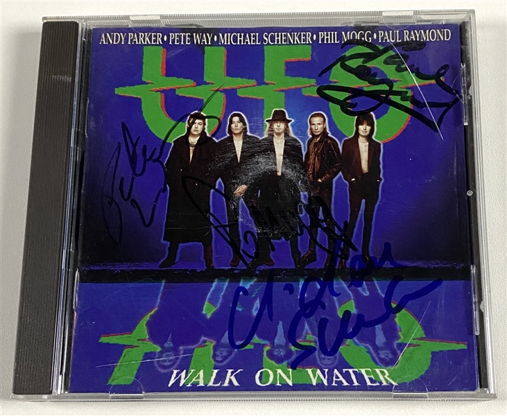 UFO In-Person Group Signed “Walk on Water” CD (4 Sigs) (John Brennan Collection) (Beckett/BAS Guaranteed) 