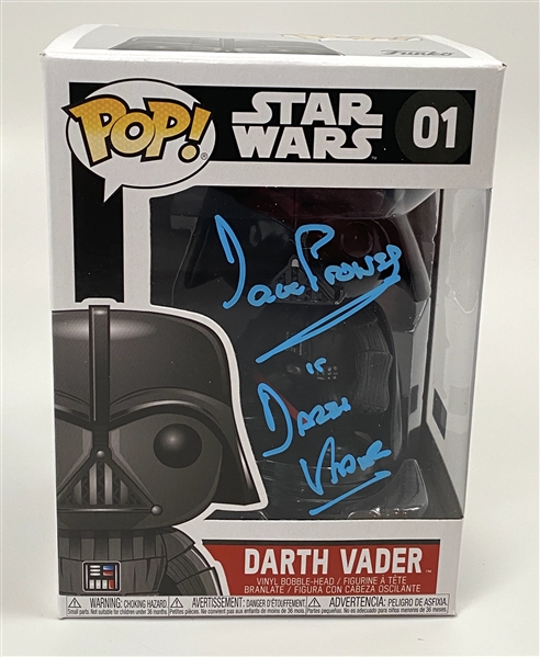 Star Wars: Dave Prowse “Darth Vader” Signed “Pop” Toy (Celebrity Authentics) (Beckett/BAS Guaranteed)