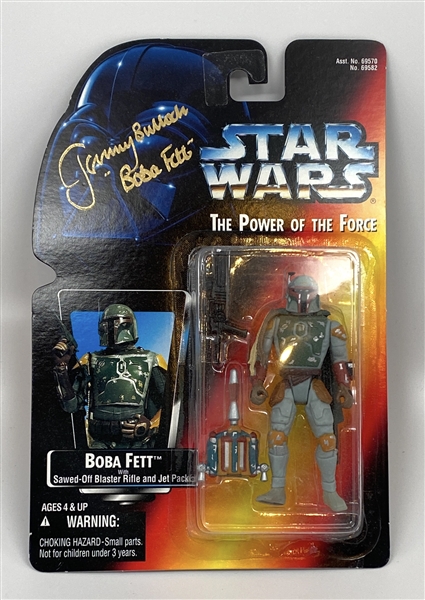 Star Wars: “Boba Fett” Jeremy Bulloch Signed Figurine Toy (Beckett/BAS Guaranteed)