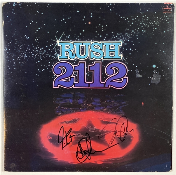 Rush Signed “2112” Record Album (Beckett/BAS Guaranteed) 
