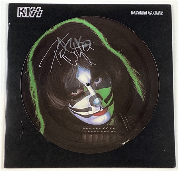 KISS: Peter Criss Signed Solo Album Picture Disc (Beckett/BAS Guaranteed) 
