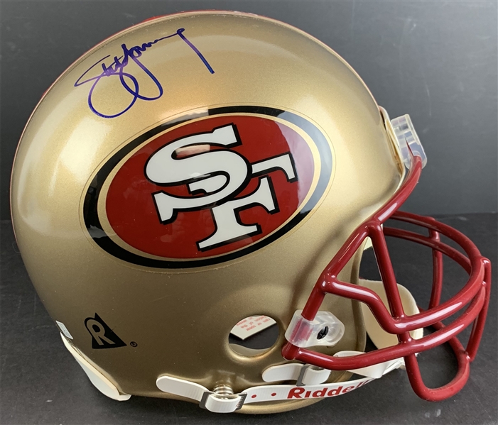Steve Young Signed San Francisco 49ers Full Sized PROLINE Game Model Helmet (Beckett/BAS COA)