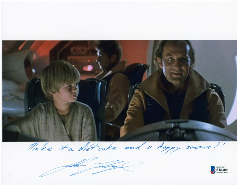 Jake Lloyd Signed 8" x 10" Star Wars Photo (BAS COA)