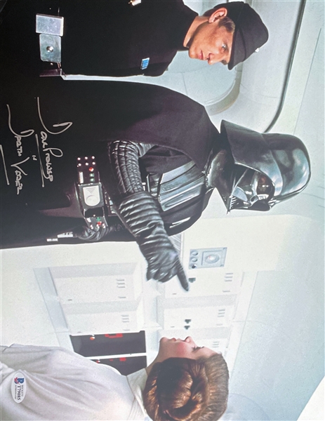 David Prowse Signed 11" x 14" Star Wars Photo (BAS COA)