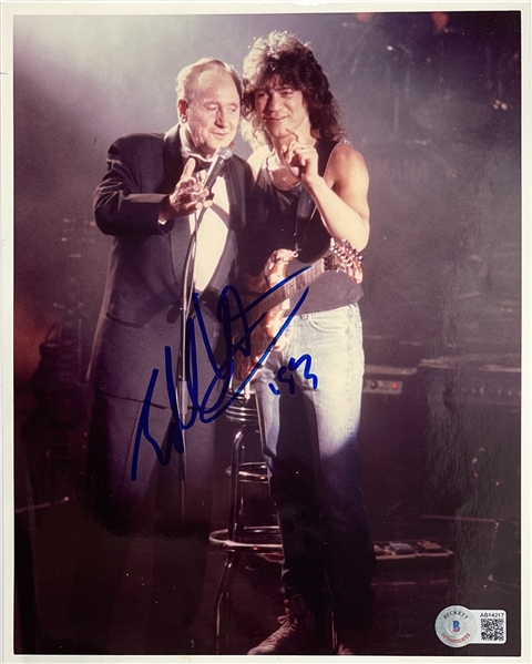 Eddie Van Halen Signed 8" x 10" Photo (BAS LOA)