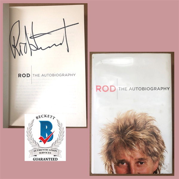 Rod Stewart Signed "Rod: The Autobiography" Hardcover Book (Beckett/BAS Guaranteed)