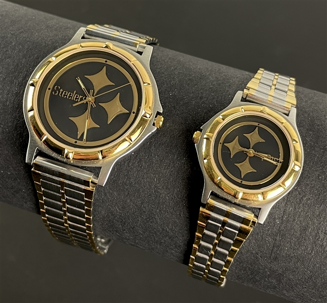 Mike Mularkeys His & Her Steelers Watches Gifted by The Team (Coach Mike Mularkey Collection)
