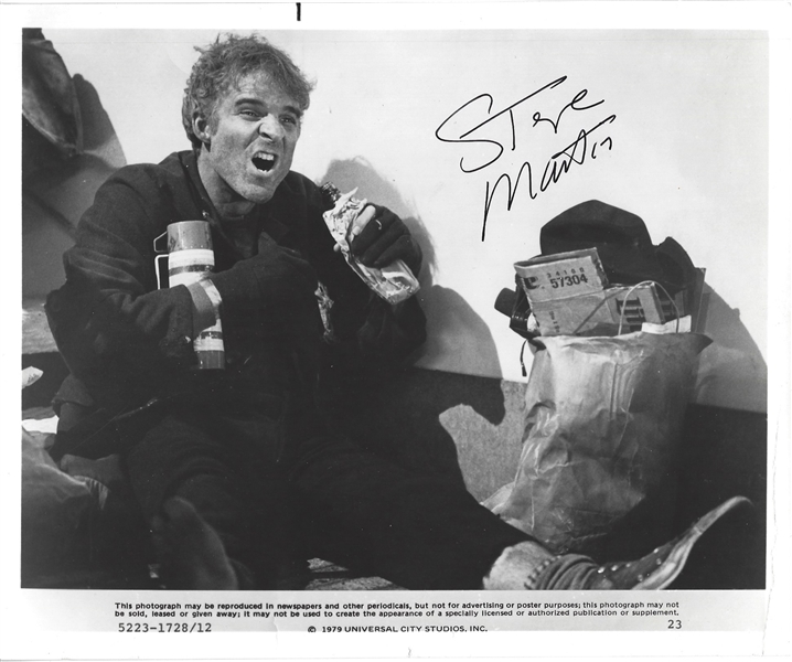 Steve Martin Desirable Signed Original 8" x 10" B&W Publicity Photograph for "The Jerk" (Beckett/BAS Guaranteed)