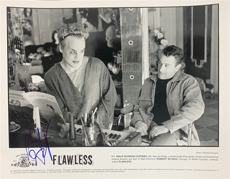 Philip Seymour Hoffman Signed 8" x 10" MGM Publicity Photo for "Flawless" (Beckett/BAS COA)