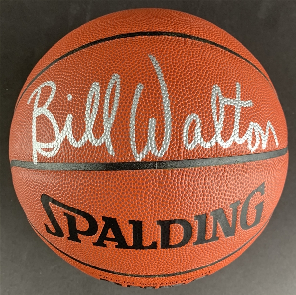 Bill Walton Signed Spalding NBA I/O Replica Model Basketball (Beckett/BAS COA)