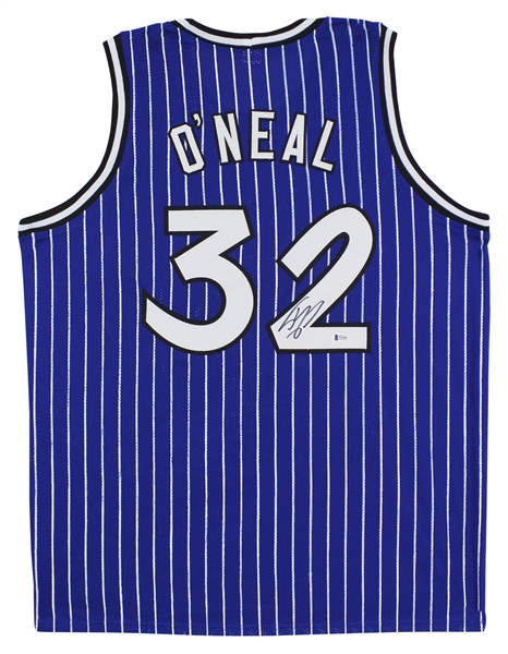 Shaquille ONeal Authentic Signed Blue Pro Style Jersey Shaq Diesel (Beckett COA)