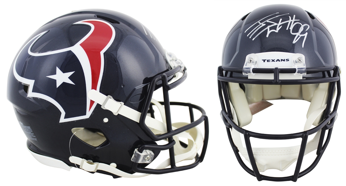Texans J.J. Watt Authentic Signed Authentic Proline F/S Speed Helmet (JSA COA)